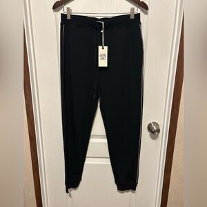 Good Hart Black Jogger Sweatpants with Side Stripe NWT - Size Small